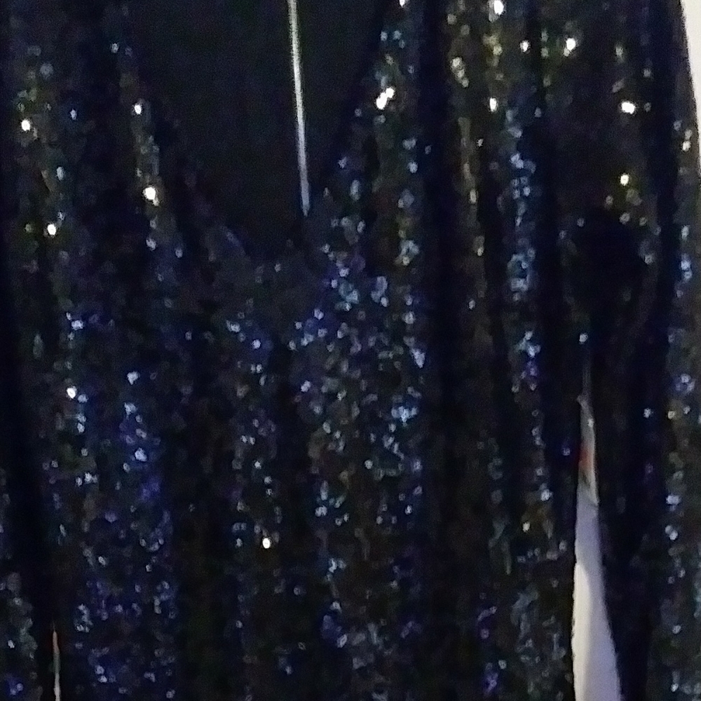Black Sequined Jumpsuit